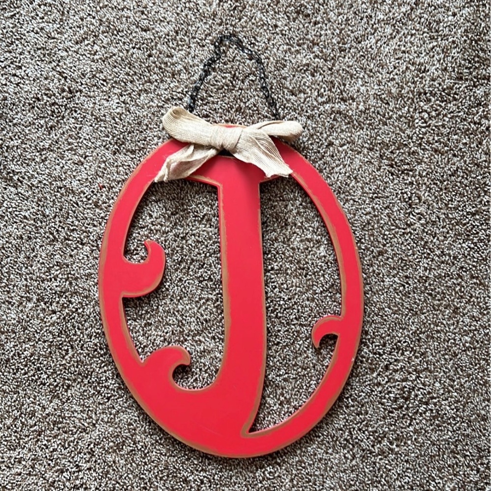 Water J Hanging Sign